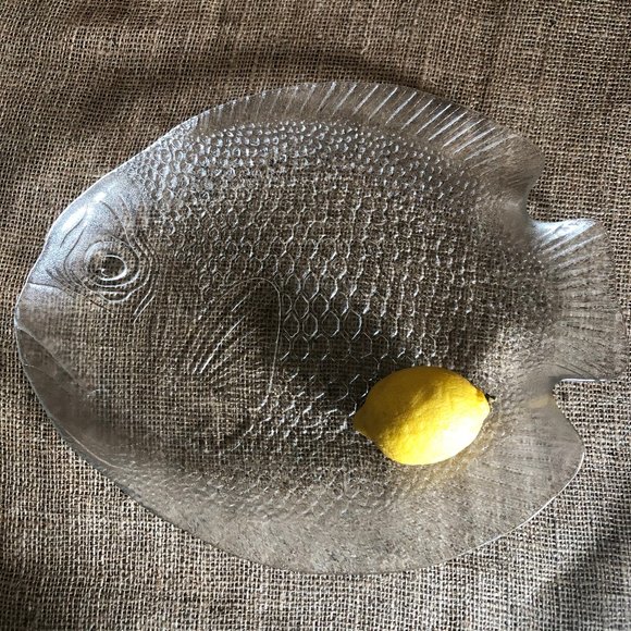 Fish-Shaped Very Large Serving Platter - Vintage - Picture 2 of 4